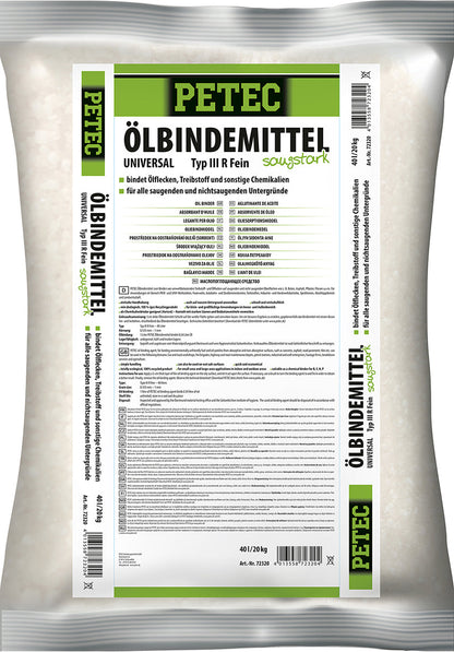 PETEC Ölbindemittel - 40 Liter / 20 kg Sack