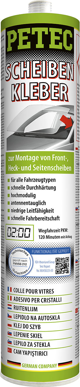 PETEC Scheibenkleber - 310 ml Kartusche
