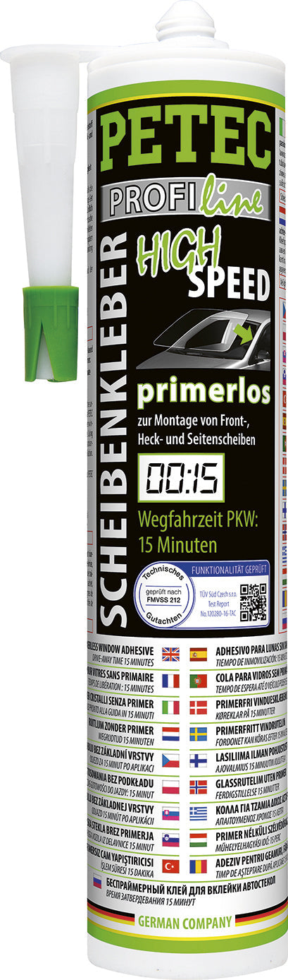 PETEC Scheibenkleber high speed - 290 ml Kartusche