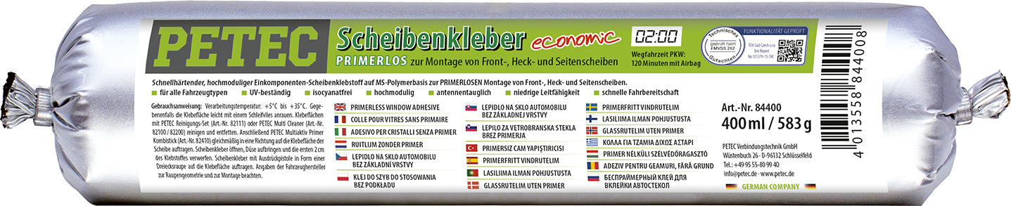 PETEC Scheibenkleber economic - 400 ml Schlauchbeutel