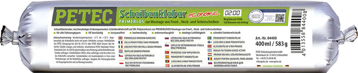 PETEC Scheibenkleber economic - 400 ml Schlauchbeutel