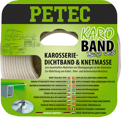 PETEC Karo-Band, Karosseriedichtband - 2mm x 20mm x 3m