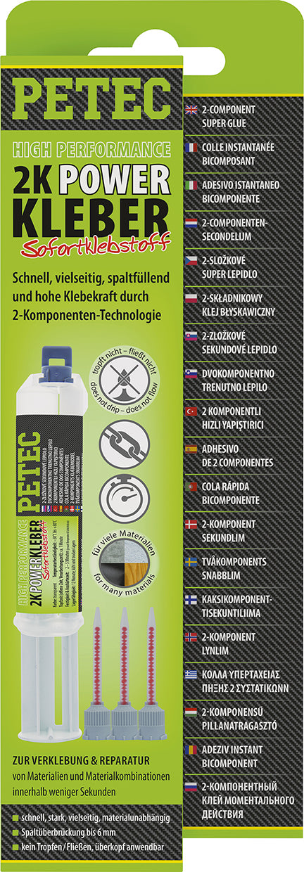 PETEC 2K-POWERKLEBER high performance - 11 ml