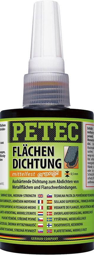 PETEC Flächendichtung orange, mittelfest - 75 ml Pressbox