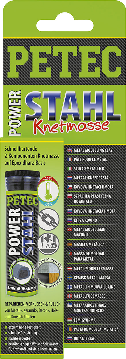 PETEC POWER Stahl - 50 g SB-Karte